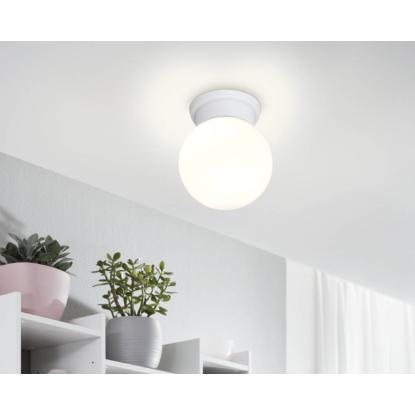 EGLO DURELO loftlampe, Ø16 cm, E27, hvid