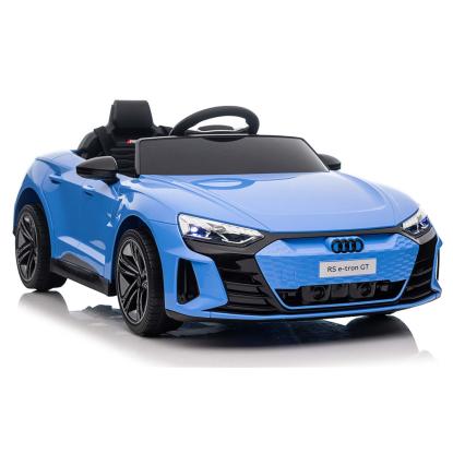 AUDI RS e-tron GT elbil til børn, 4 x 12V, blå
