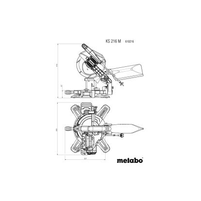 Metabo kapsav KS 216 M, 1350W