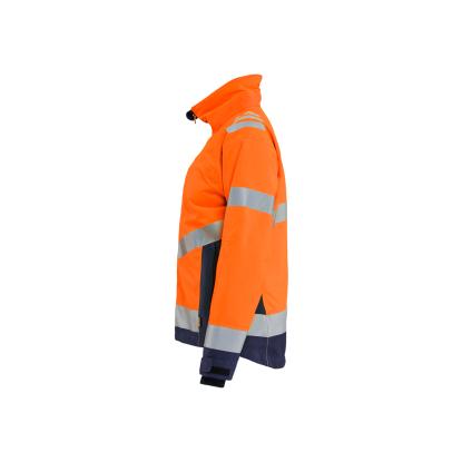 Blåkläder 4762 dame high vis letforet vinterjakke, hi-vis orange/marineblå