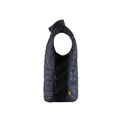 Blåkläder 3863 vest foret, sort/hi-vis gul