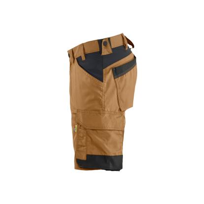 Blåkläder 1753 håndværker shorts med stretch, nougat/sort