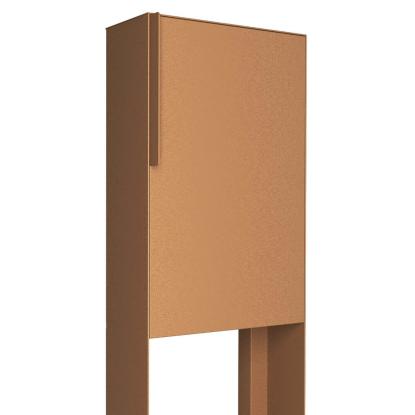Bravios Faro postkasse med stander, rust