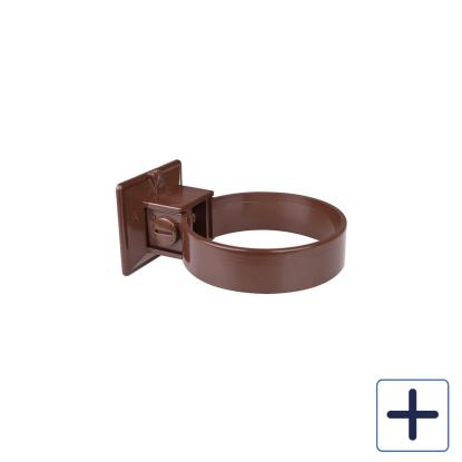 Plastmo plastrørholder, brun