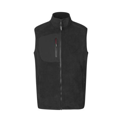 ID 0746 Bonded fleecevest, sort