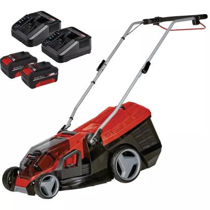 Einhell GE-CM 36/36 18V Li plæneklipper, 36 cm, med 2 x 4,0 Ah batterier og lader Einhell GE-CM 36/36 18V Li plæneklipper, 36 cm, med 2 x 4,0 Ah batte
