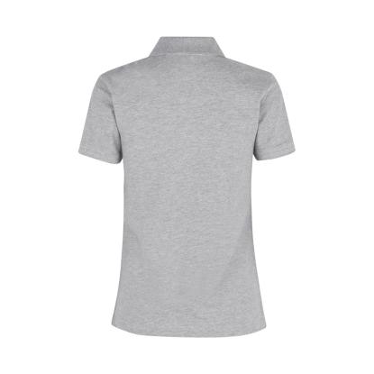 ID 0527 poloshirt med stretch, dame, grå melange