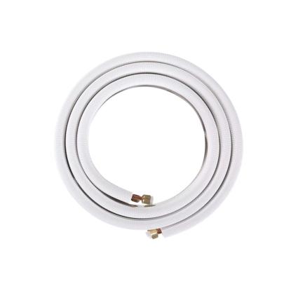 Enstal kobberrør til montering af luft-til-luft varmepumpe, 1/4" og 3/8" tilslutning - 3 meter