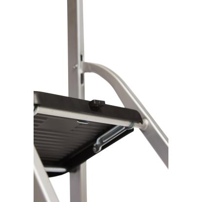 Trolla klassisk trappestige, aluminium, 4 trin, maks. 150 kg