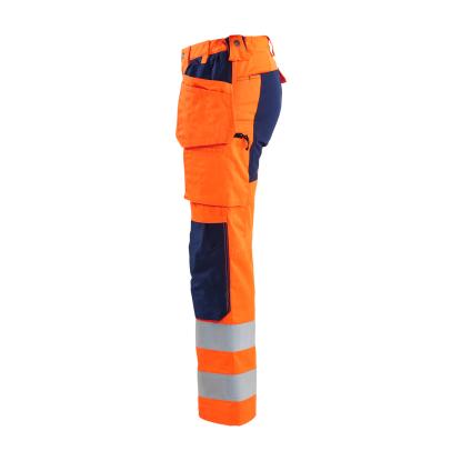 Blåkläder 7163 dame high vis buks med stretch, hi-vis orange/marineblå