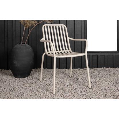 Venture Design Peking havestol med armlæn, beige 