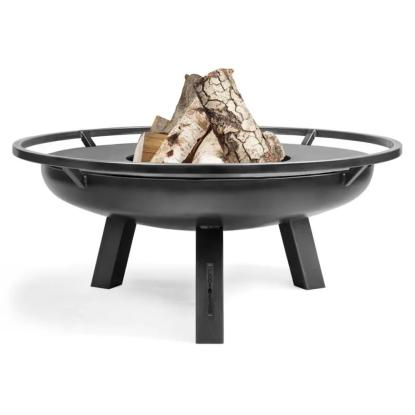 Cook King Porto bålsted, stål, sort, 39 x Ø75 cm