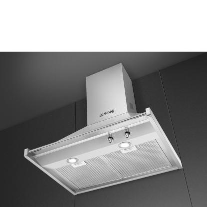 Smeg KD70XE væghængt emhætte, stål, 70 cm