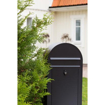 Habo 9444 midi postkasse, 650 x 330 x 260 mm, sort