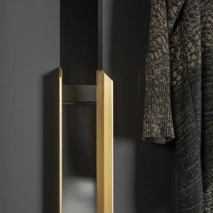 Beslag Design Vann profilgreb, 1200 mm, børstet messing