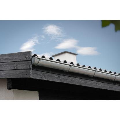 Plastmo Retro Zink tagrende, 3 meter