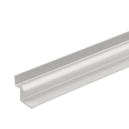 FibroTech SPC inside profile, 9,8 x 18 x 2610 mm, krom