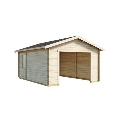 Luoman Lillevilla Lompolo carport med redskabsrum - 19,9 m²