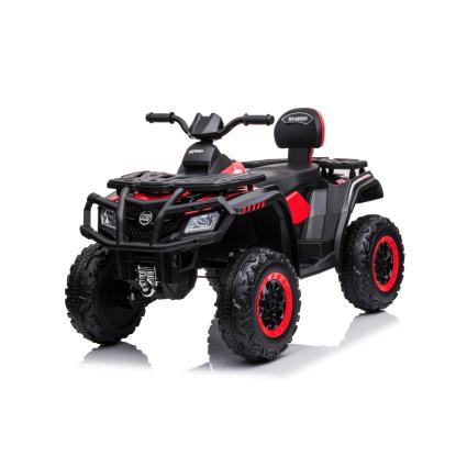 Azeno Dirty Raptor XL III el-ATV med gummihjul til børn, 4 x 24V, sort