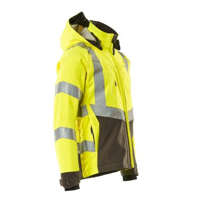 MASCOT SAFE SUPREME Blackpool softshell jakke, hi-vis gul/mørk antracit