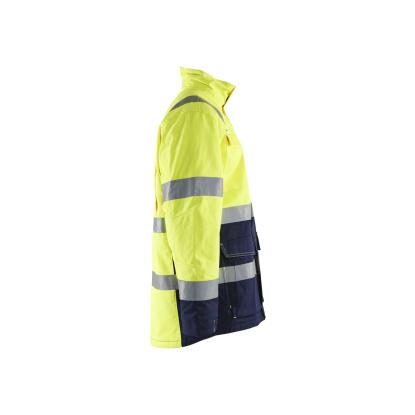 Blåkläder 4467 multinorm vinterparkajakke, hi-vis gul/marineblå