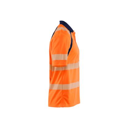 Blåkläder 3595 high vis poloshirt, hi-vis orange/marineblå