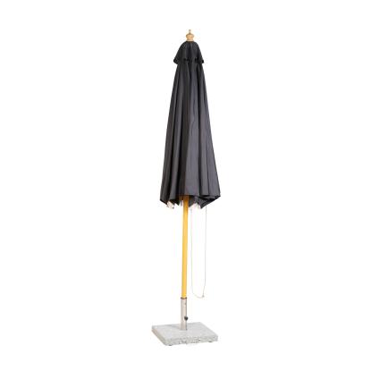 Venture Design Naxos parasol, bøg, natur/sort, Ø300 cm