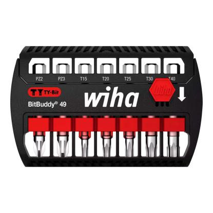 Wiha BitBuddy bitsæt TY slagbit, pozidriv/torx, 49 mm -7 dele