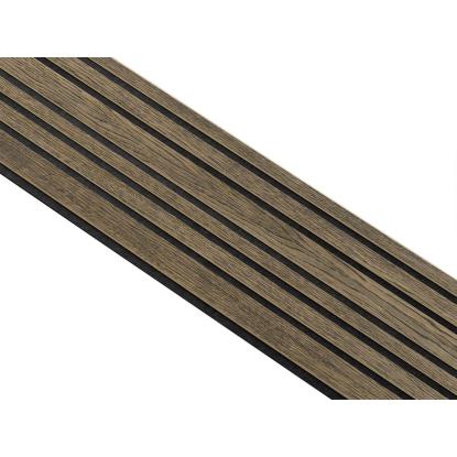 I-Wood Basic Mixed akustikpanel, sort olieret, sort filt og lys kerne, egefiner, 16 x 300 mm 