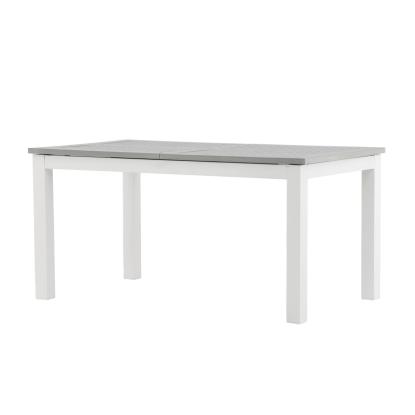 Venture Design Albany havebord, grå/hvid, 90 x 152 cm
