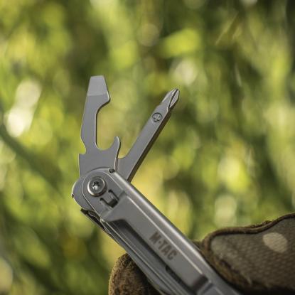 M-TAC Type 3 foldekniv (5 værktøjer), rustfrit stål