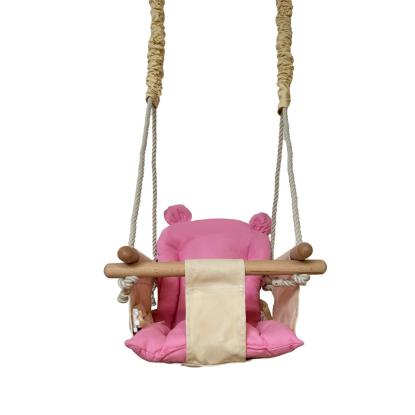 Baby gynge med ører, creme/lyserød, maks. 20 kg