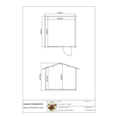 Luoman Lillevilla Peippo havehus - 9 m²
