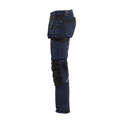 Blåkläder 1998 håndværker buks 4-vejs stretch x1900, mørk marineblå/sort