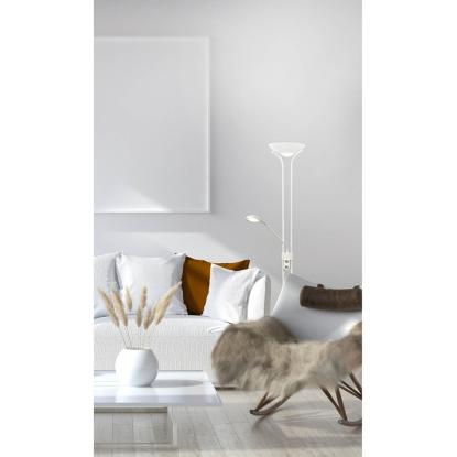 Aneta Nice gulvlampe, H179 cm, hvid