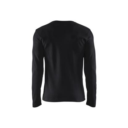 Blåkläder 3314 t-shirt lang ærme, sort