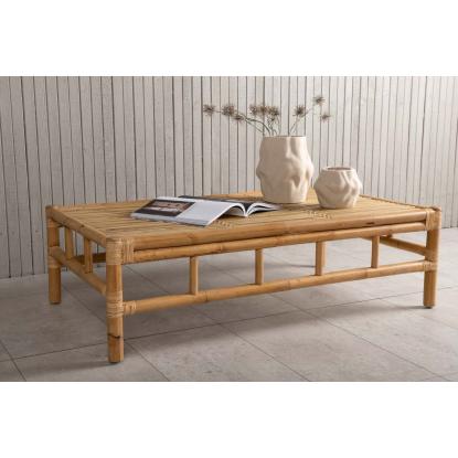 Venture Design Cane sofabord, bambus, 35 x 120 x 70 cm