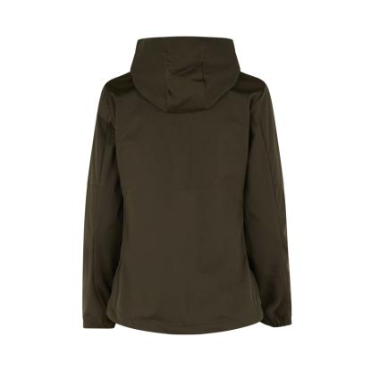 ID 0837 softshelljakke, letvægt, dame, oliven