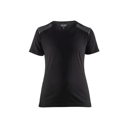 Blåkläder 3479 dame t-shirt, sort/mørk grå