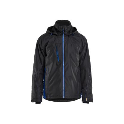 Blåkläder 4890 letforet vinter jakke, sort/koboltblå