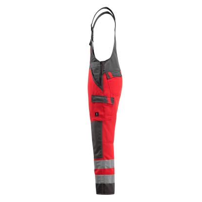 MASCOT SAFE LIGHT Gosford overall med knælommer, hi-vis rød/mørk antracit