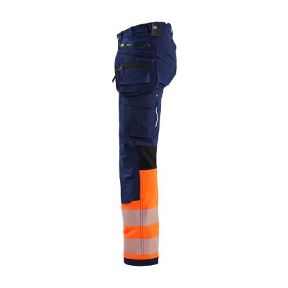 Blåkläder 7193 dame high vis buks 4-vejs stretch, marineblå/hi-vis orange