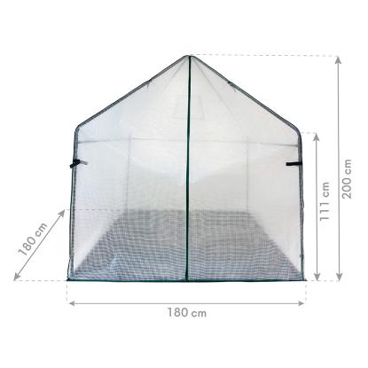 Westmann Pepperoni overvintringstelt/drivhus, PE-folie, hvid, 200 x 180 x 180 cm
