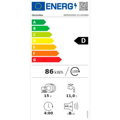 Electrolux 700 GlassCare opvaskemaskine til integrering EEM69300IX