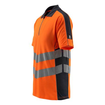 MASCOT SAFE SUPREME Murton poloshirt, hi-vis orange/mørk marine