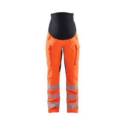 Blåkläder 7100 graviditets high vis buks 4-vejs stretch, hi-vis orange/sort