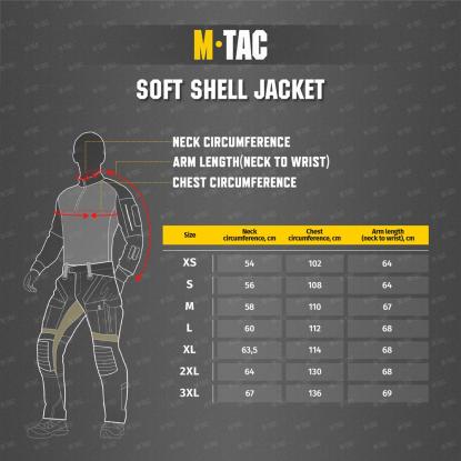 M-TAC softshelljakke, tan