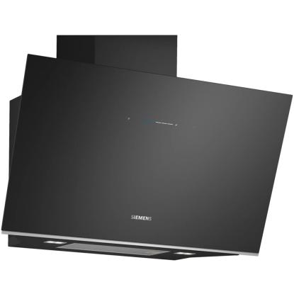 Siemens iQ700 væghængt emhætte LC91KLT60, sort, 90 cm