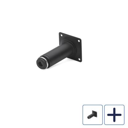 Habo 511 bordben, mat sort, Ø30 mm