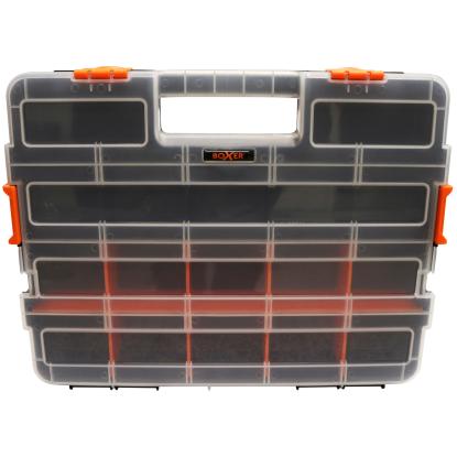 Boxer sortimentsboks med 15 rum, 37,4 x 29,4 x 6,6 cm - 2 stk.